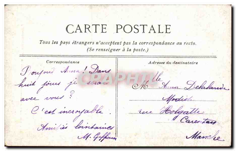 CPA Le catechisme Muenier Luxembourg Religion — Rückseite
