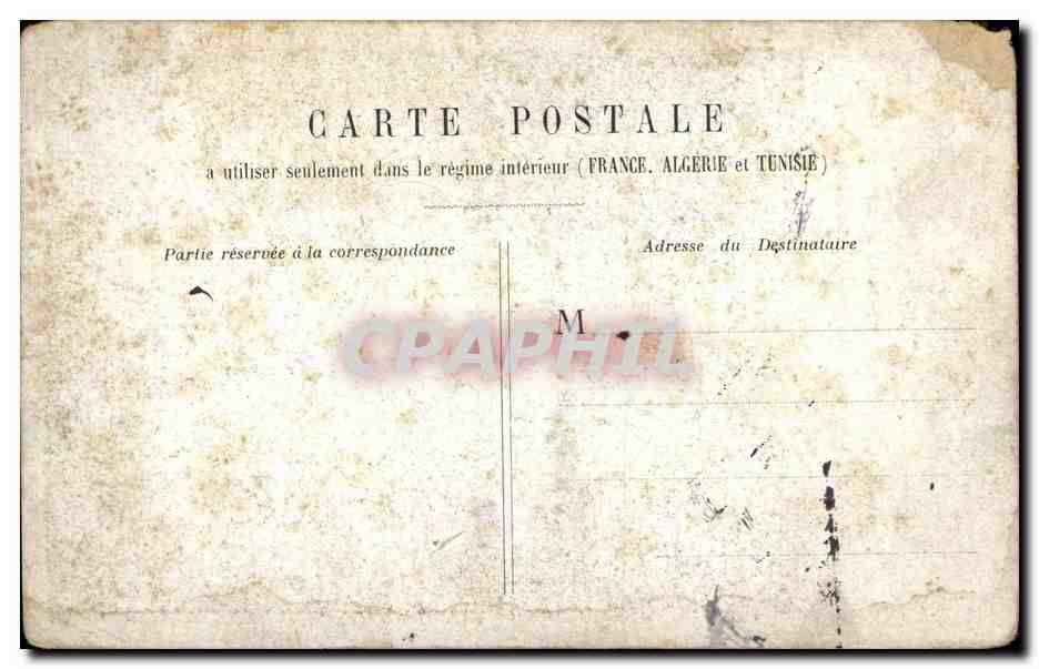 CPA Fantaisie Femme Costume — Rückseite