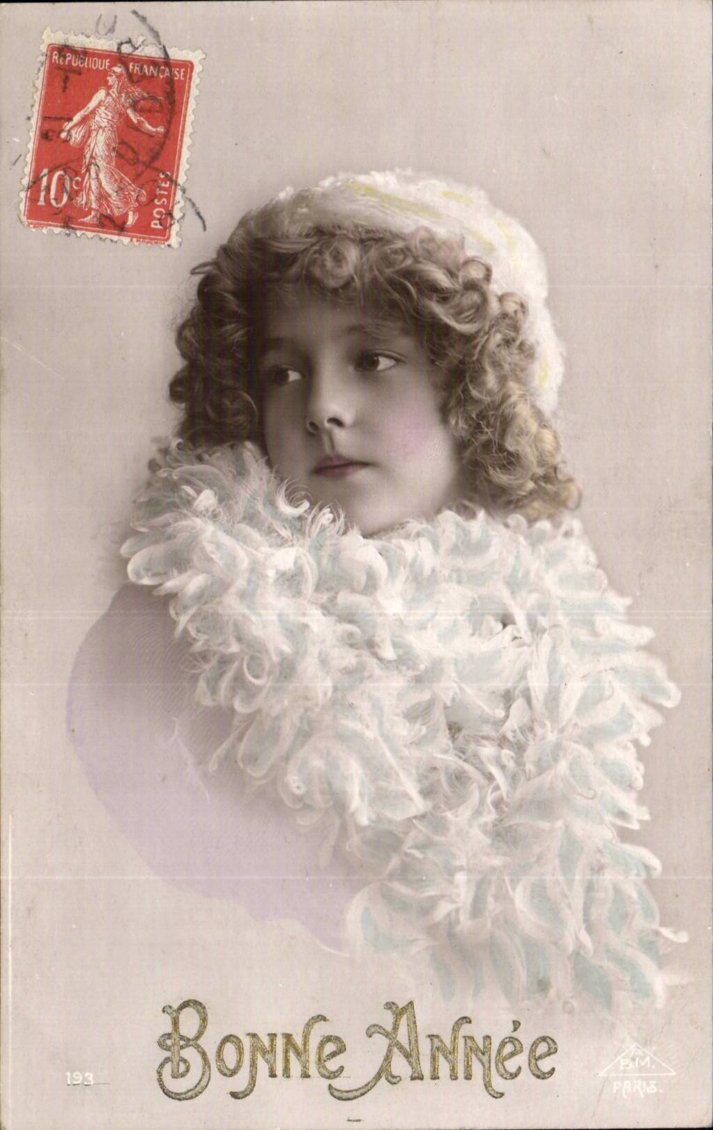 CPA Fantaisie Enfant Bonne annee
