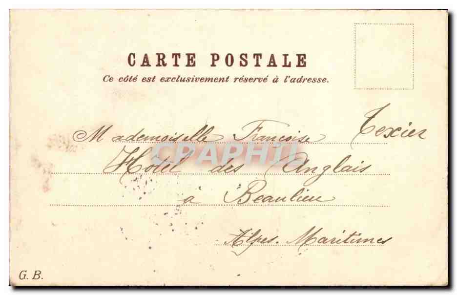 CPA Fantaisie Muguet Fleurs — Back