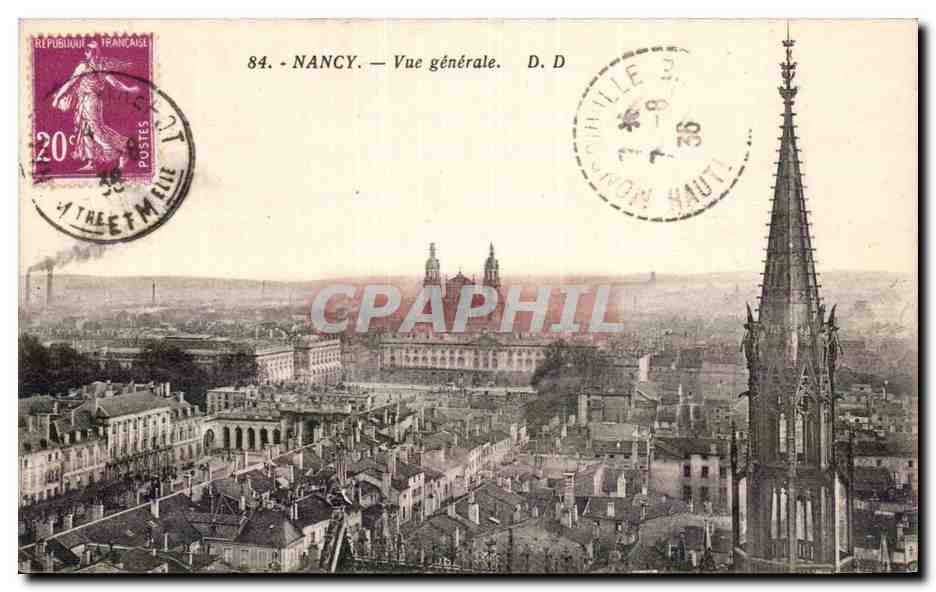 CPA Nancy Vue generale
