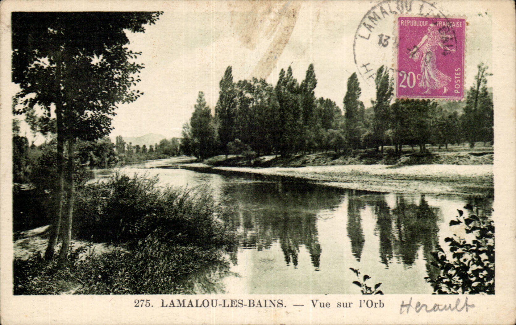 CPA Lamalou les Bains Vue sur l'orb