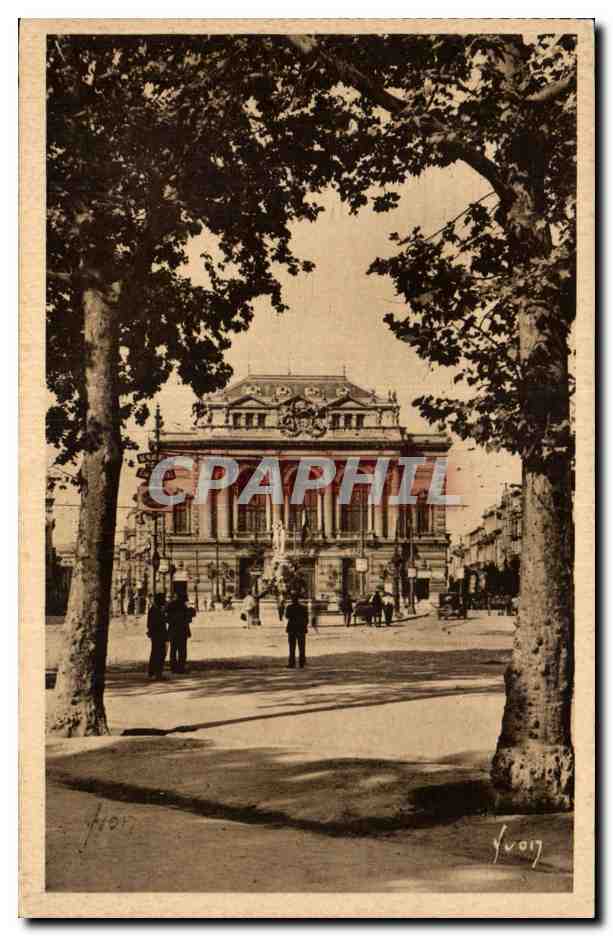 Place de la Comédie — Theatre de Montpellier — Verlag CPAPHIL, Nr. 44017