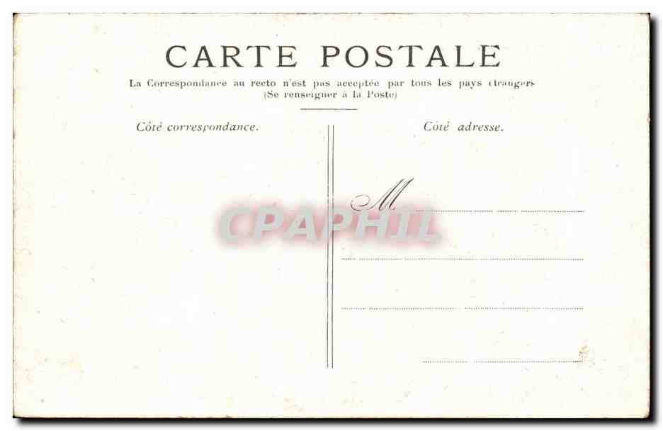 Paris CPA Jardin du Lxuembourg — Rückseite