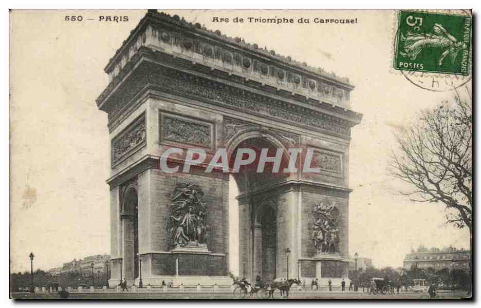 Paris CPA Arc de triomphe du carrousel