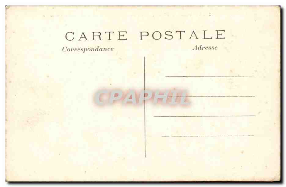 Paris CPA La rue de Rivoli et le jardin des Tuileries — Rückseite