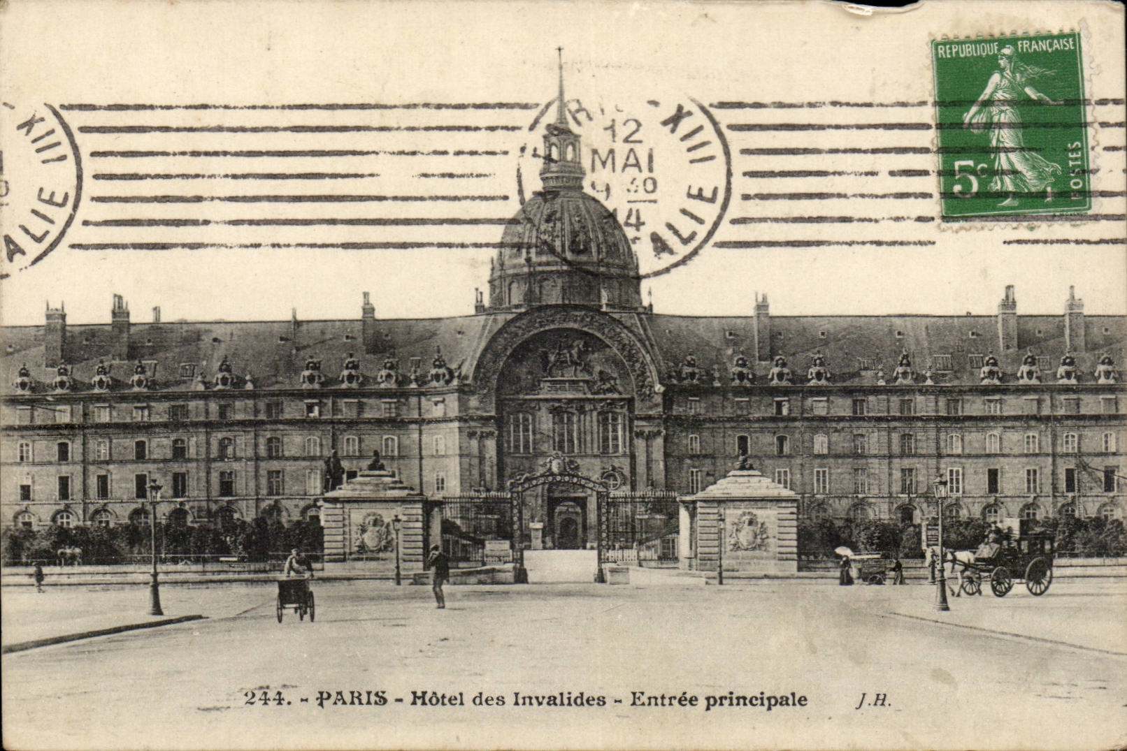 Paris CPA Hotel des Invalides Entree principale