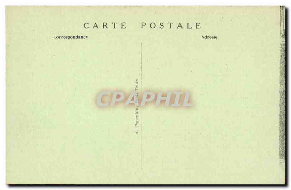 Paris CPA La Sainte Chapelle oratoire de Blanche de CAstille — Rückseite