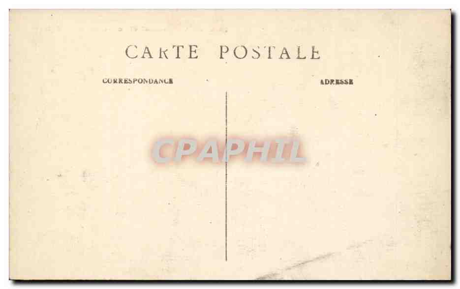 Paris CPA Pont du Carrousel et le Louvre — Rückseite