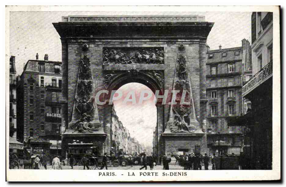 Paris CPA Porte Saint Denis