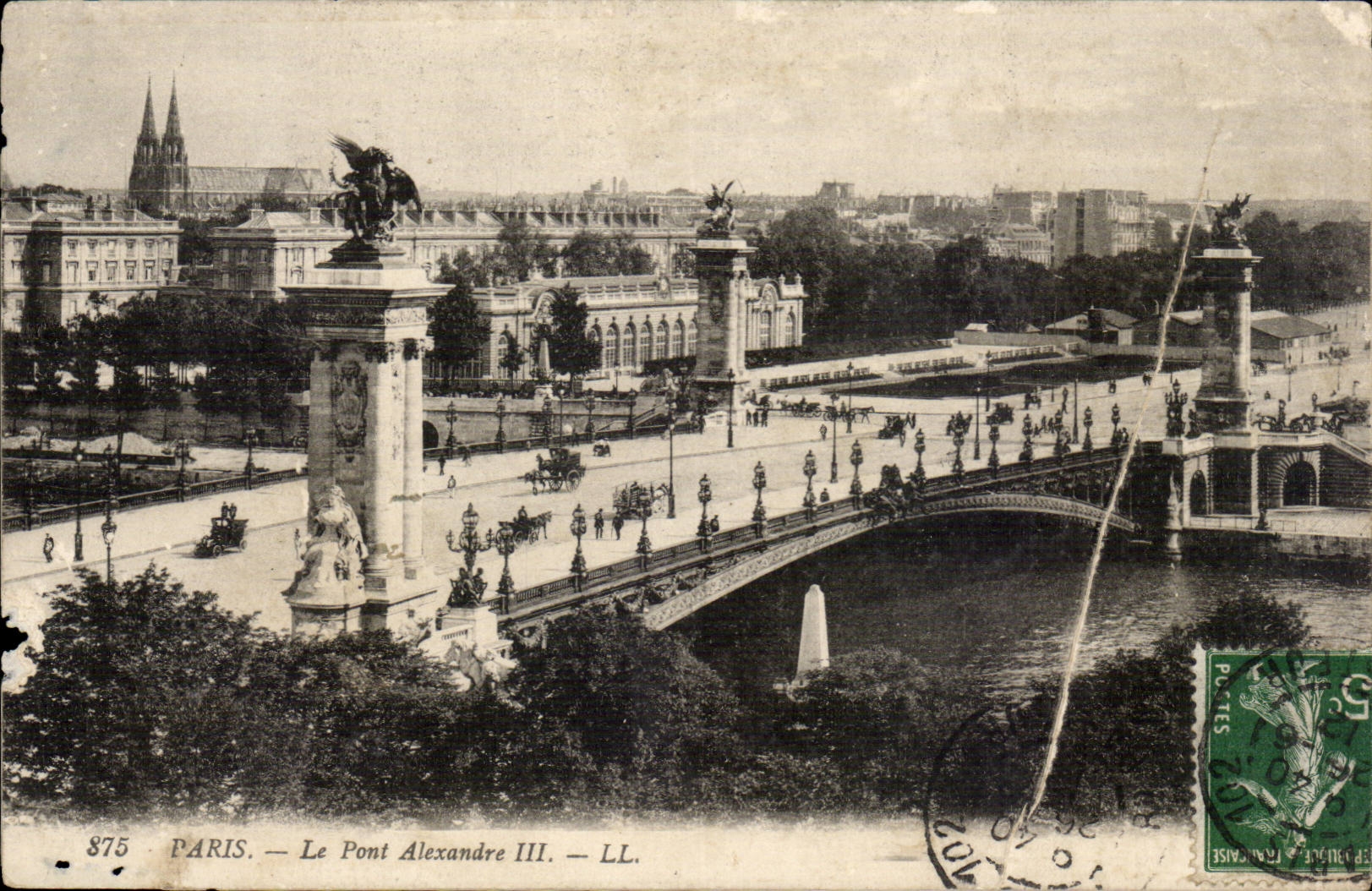 Paris CPA Pont Alexandre III