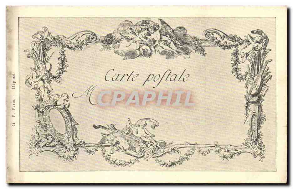 CPA Les chefs d'oeuvre de l'art Jeune femme dansant Augustin de St Aubin  — Verso