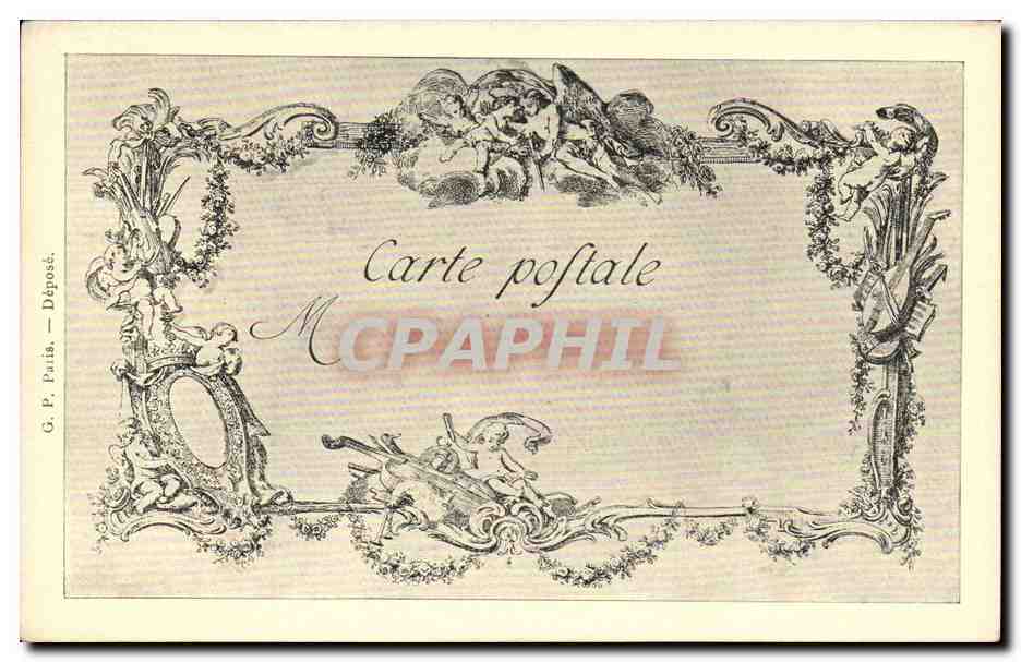 CPA Les chefs d'oeuvre de l'art Les tours de cartes Chardin Surugue — Verso