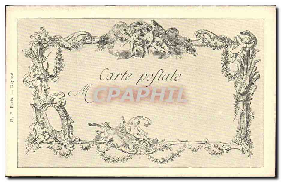 CPA Les chefs d'oeuvre de l'art Les amusements de la vue privee Chardin Suruge — Verso