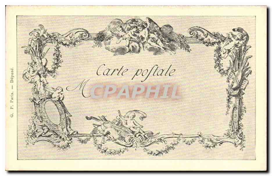 CPA Les chefs d'oeuvre de l'art Le jeu de L'oie Chardin Surugue — Rückseite