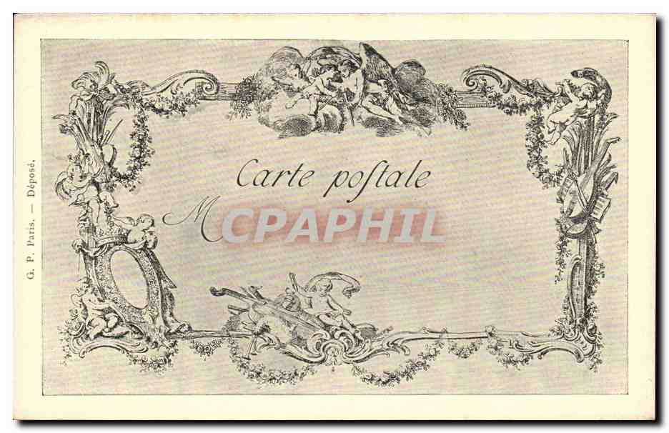 CPA Les chefs d'oeuvre de l'art Le chateau de cartes Chardin Aveline — Verso