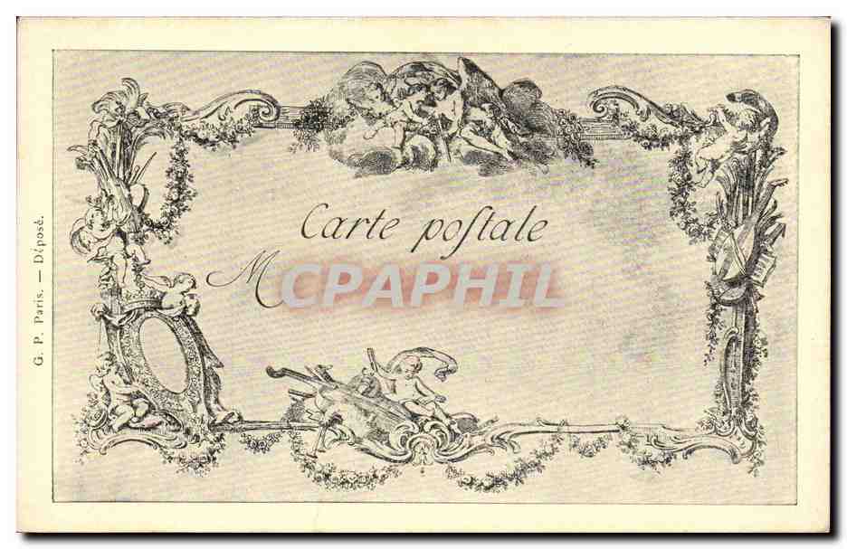CPA Les chefs d'oeuvre de l'art La maitresse d'ecole Chardin Lepicie — Rückseite