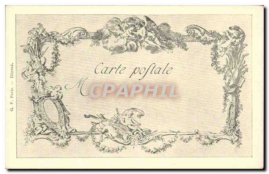 Jeux de société en forêt — Les Chefs-d'Œuvre de l'Art, XVIIIe siècle — LANCERET, pén., DE LARMESIN, sculp. — 16e Série, N° 190 — Rückseite