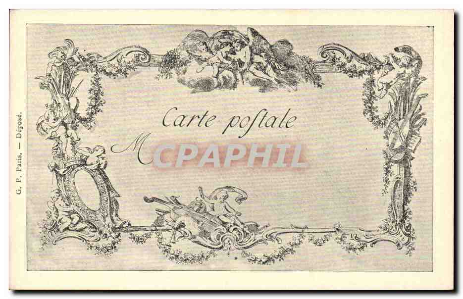 Les Chefs-d'Œuvre de l'Art — Au XVIIIe Siècle — Série 44, N° 431 — Gravure de Landebet, dessin de Larmessin — Verso