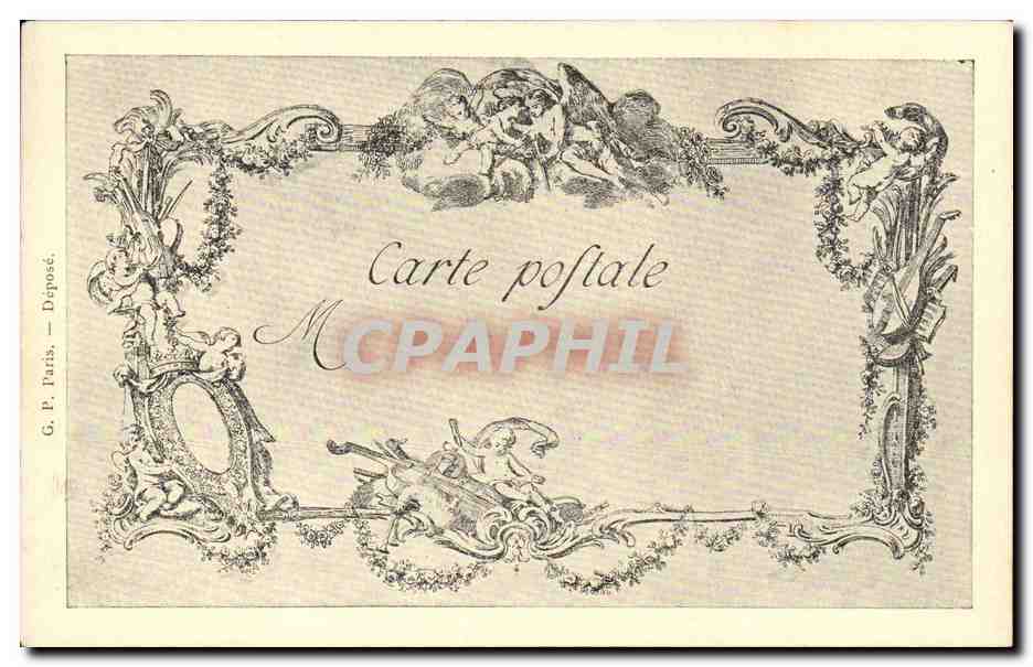 CPA Les chefs d'oeuvre de l'art Baiser Eisen Massard — Rückseite