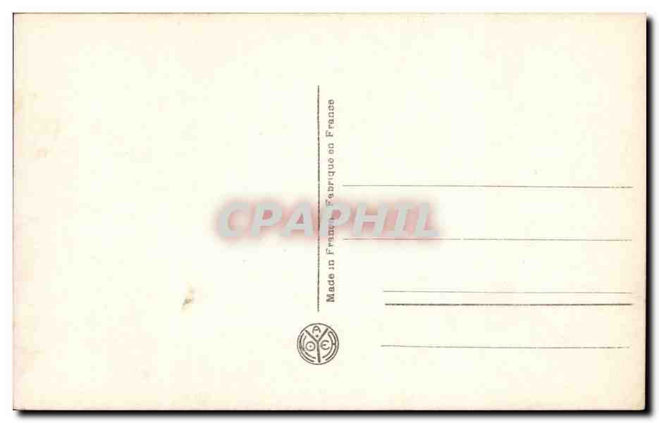 CPA QM de la Tour Duval de l'Epinoy Rotschild — Rückseite