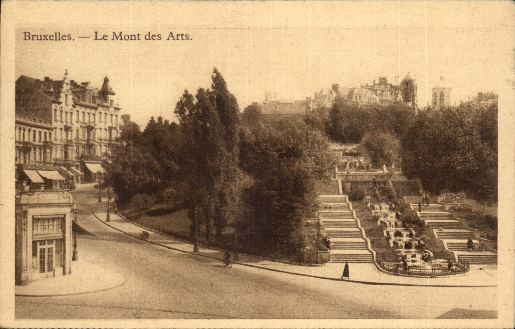 Belgique Bruxelles CPA Le mont des arts