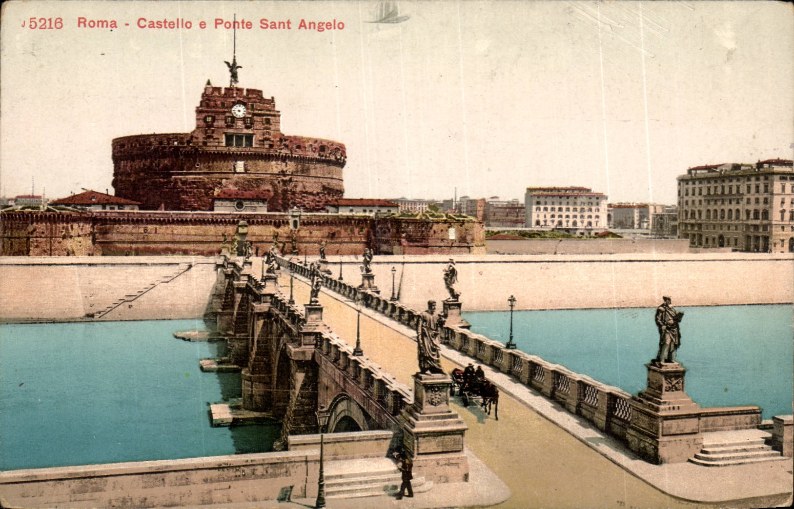 Italie Italia Roma Castello e ponte Sant Angelo