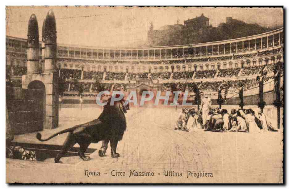 Italie Italia Roma Circo Massimo Ultima Preghiera Lion