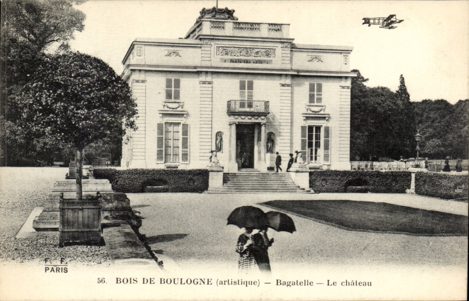 Paris CPA Au bois de Boulogne Bagatelle Le chateau