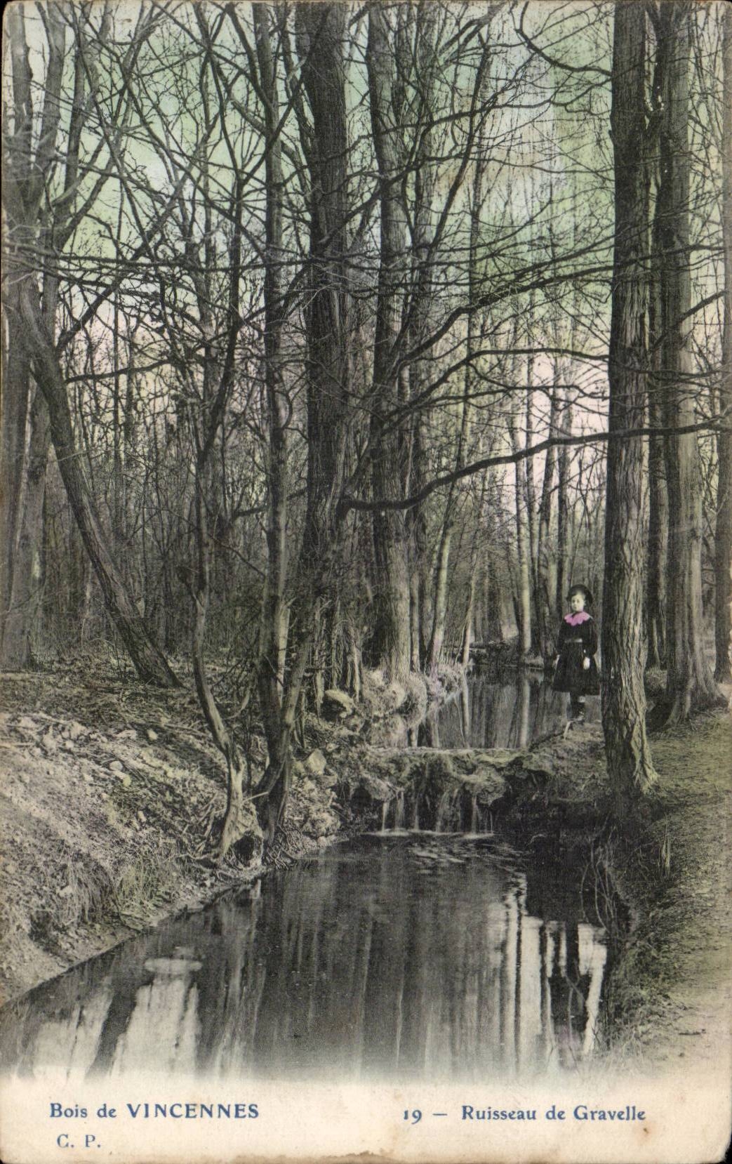 Paris CPA Au bois de Vincennes Ruisseau de Gravelle
