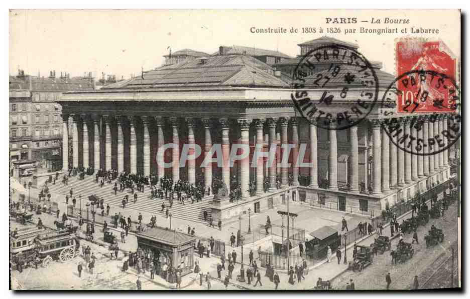 Paris CPA La Bourse 