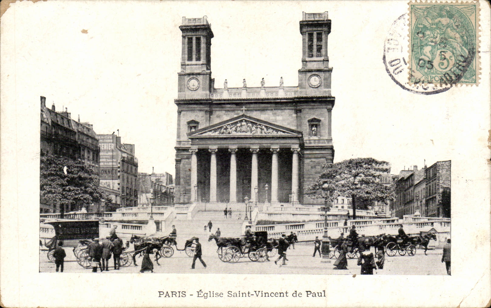 Paris CPA Eglise Saint Vincent de Paul