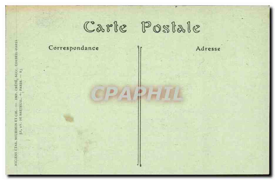 Paris CPA Eglise Saint Etienne du Mont Chasse de Sainte Genevieve — Rückseite