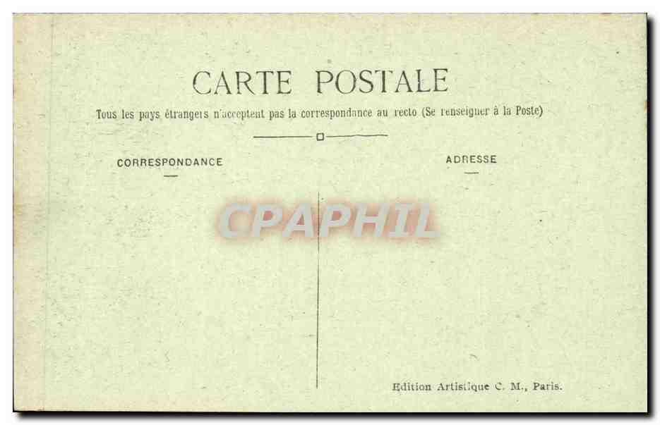 Paris CPA Eglise Saint Etienne du Mont Le Jube — Rückseite