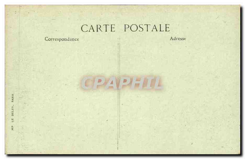 Paris CPA Eglise Saint Etienne du Mont Tour Clovis Lyce Henri IV — Verso