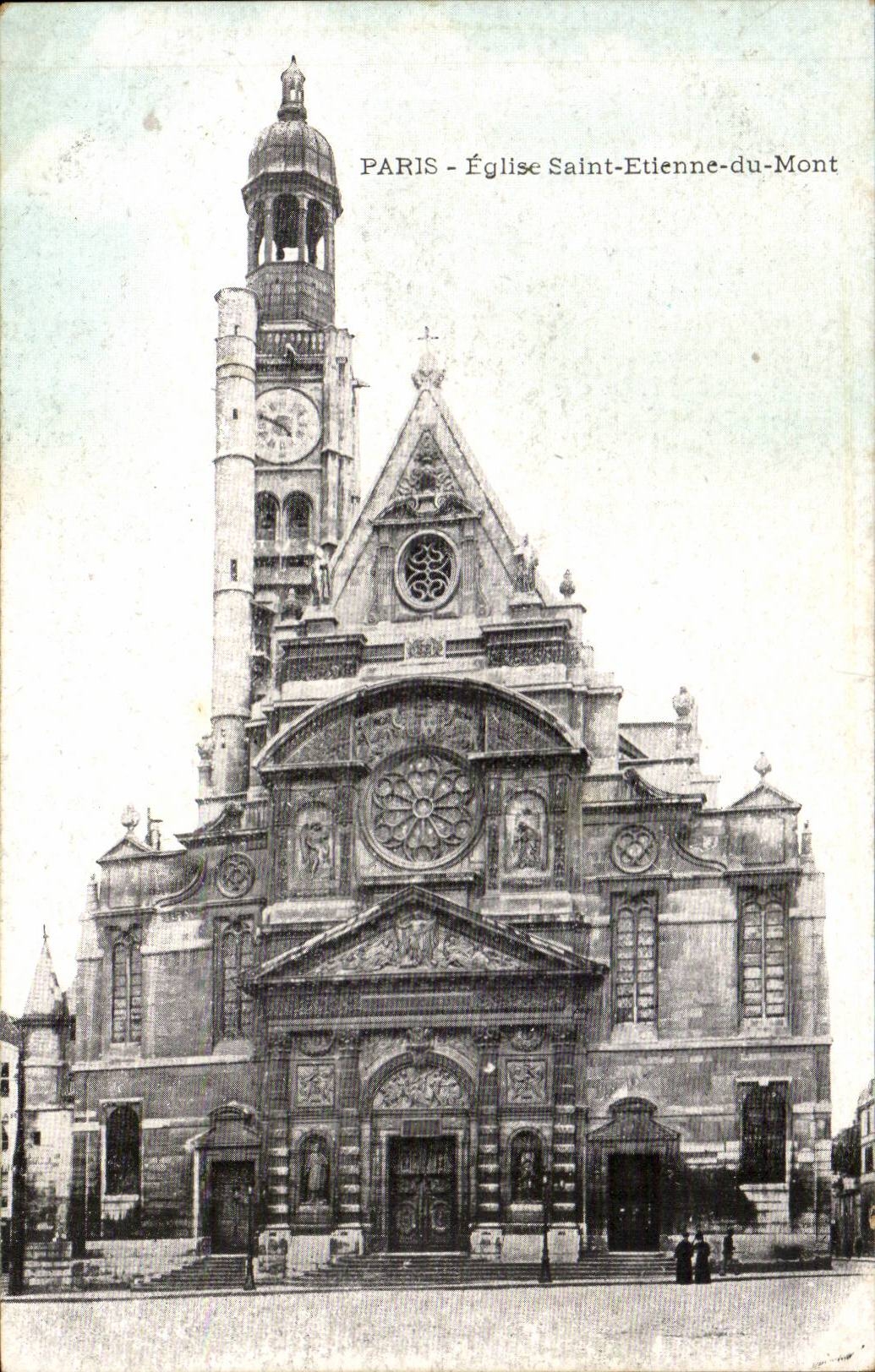 Paris CPA Eglise Saint Etienne du Mont 