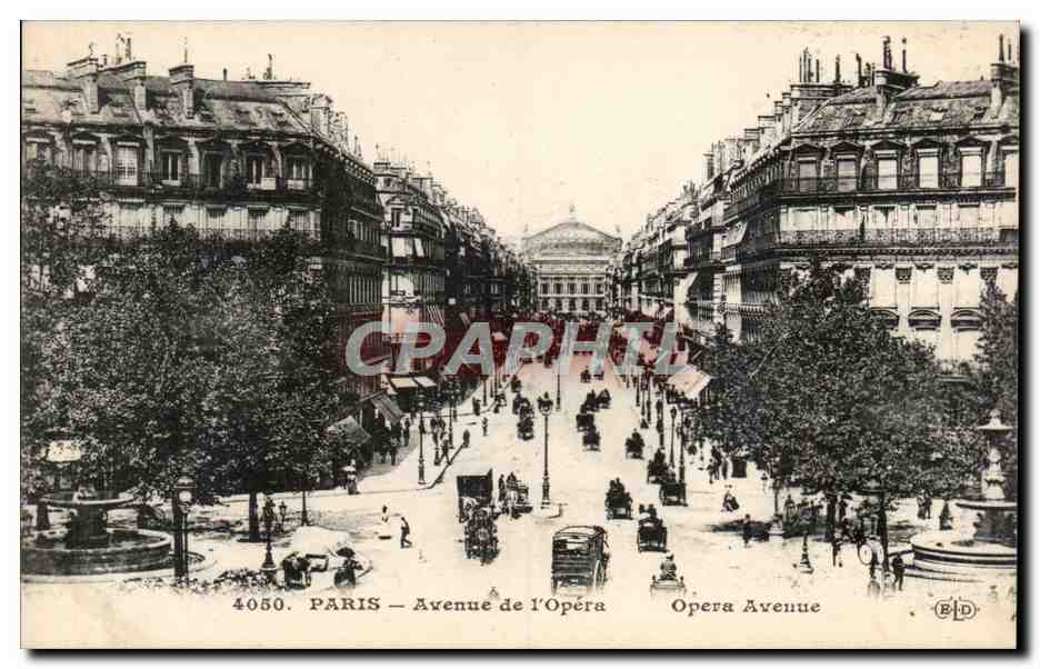 Paris CPA Avenue de l'Opera