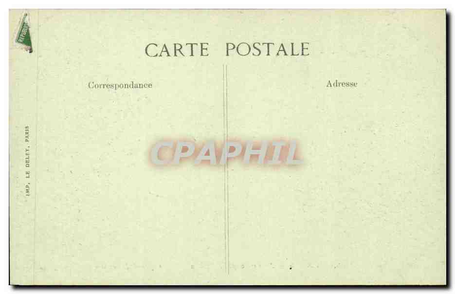Paris CPA Avenue de l'Opera — Rückseite