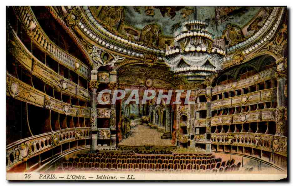 Paris CPA L'Opera Interieur