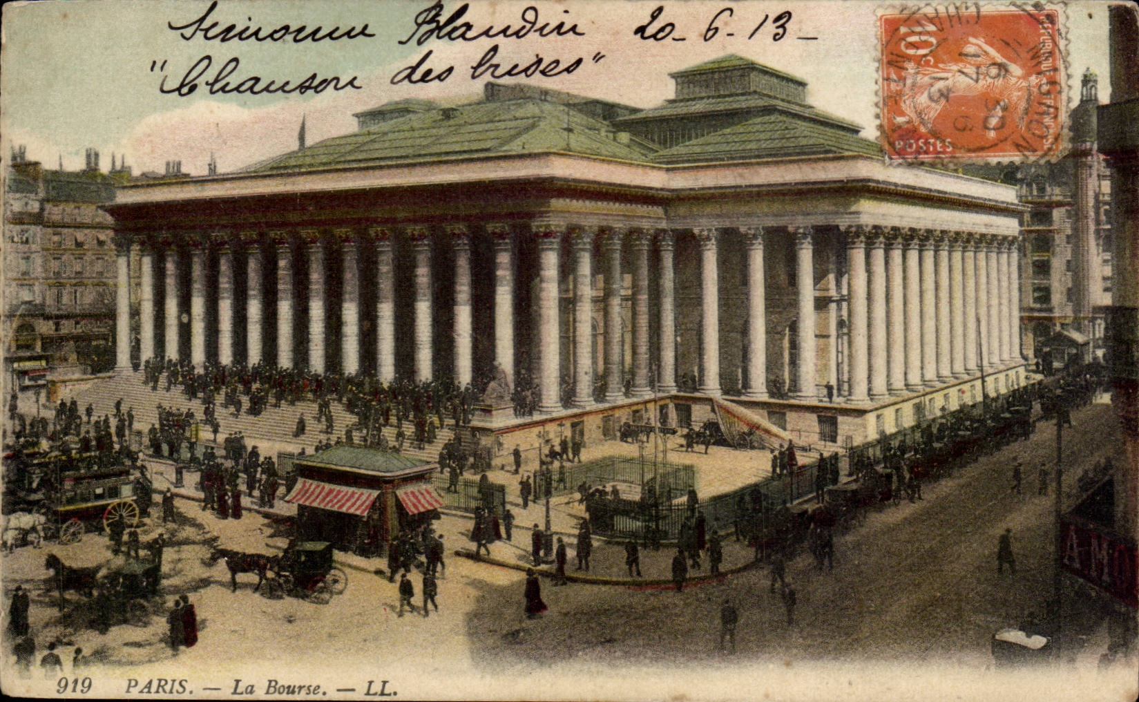 Paris CPA La Bourse