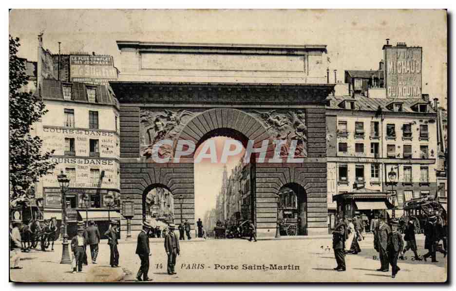 Paris CPA Porte Saint Martin
