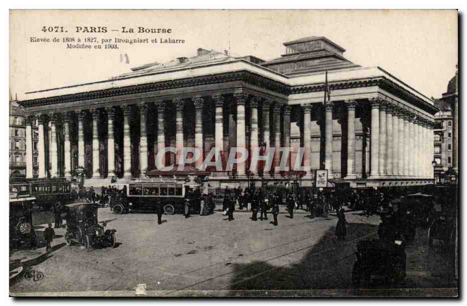 Paris CPA La Bourse
