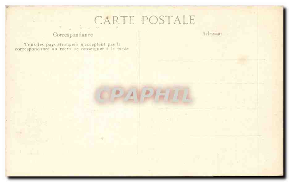 Paris CPA Nouvelle Sorbonne et rue Saint Jacques — Rückseite
