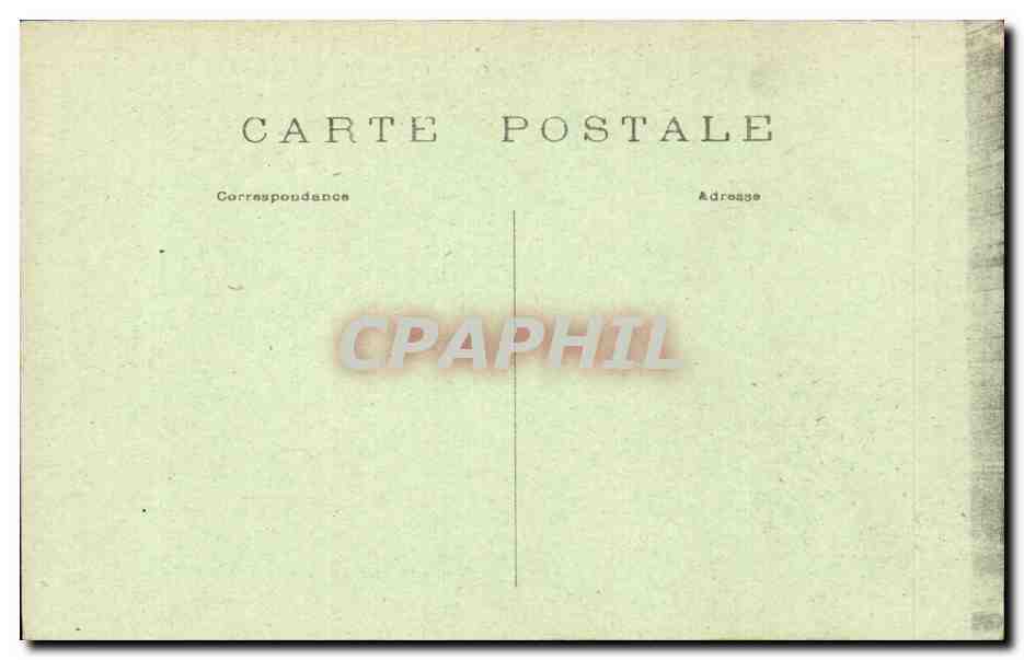 Paris CPA Palais de l'Elysee — Verso