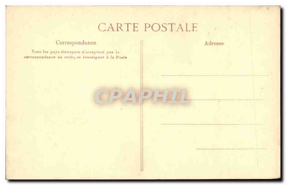 Paris CPA Place de la Bastille — Rückseite