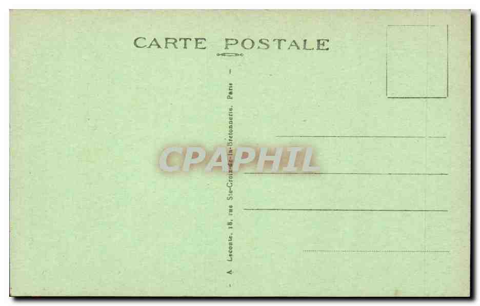 Paris CPA Le tombeau du soldat inconnu  — Rückseite