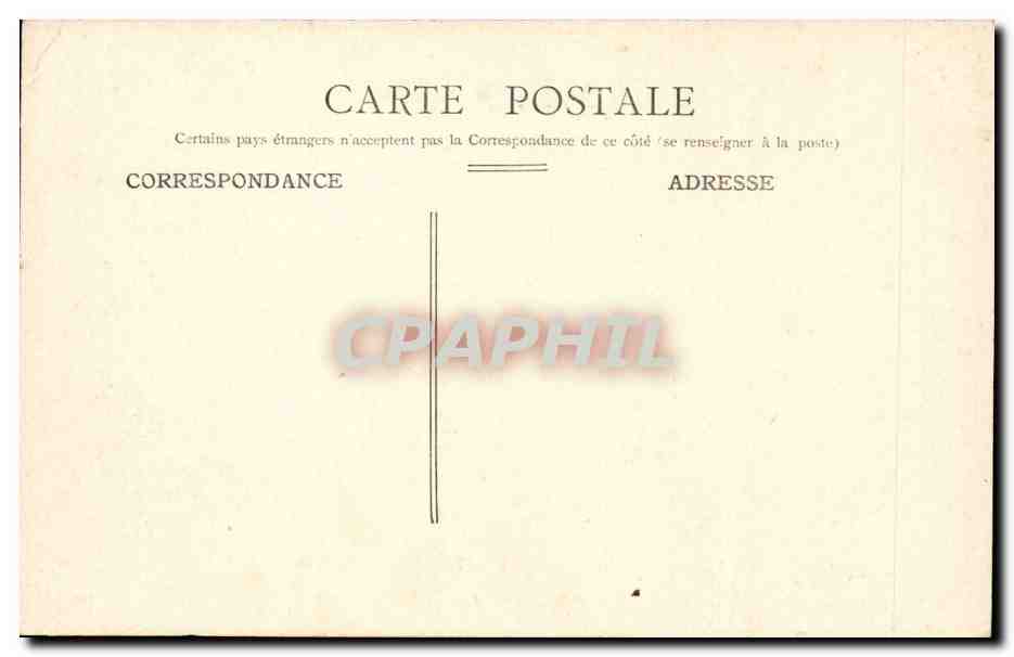 Paris CPA Bois de Boulogne Le grand lac — Rückseite