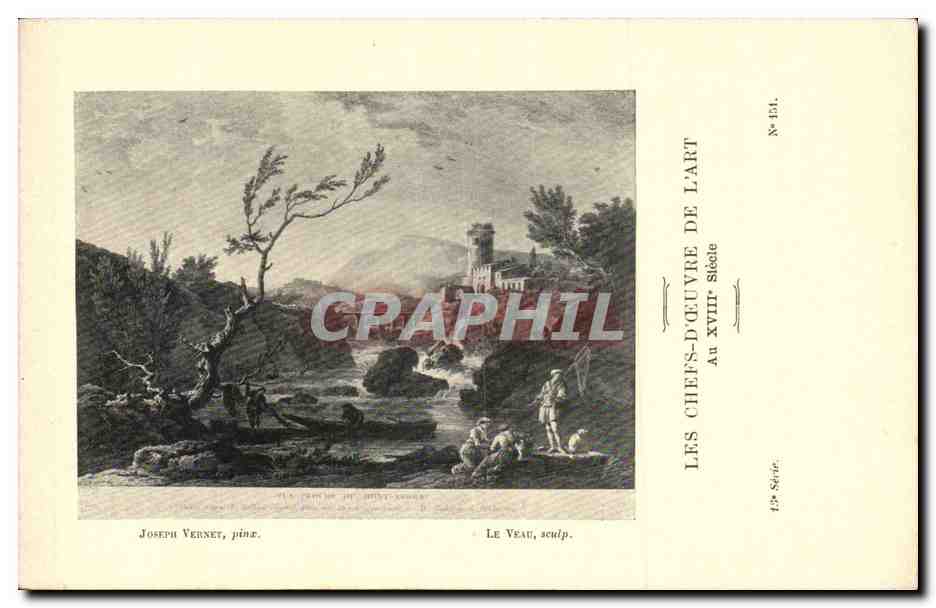 CPA Les chefs d'oeuvre de l'art au 18eme Vue proche de Mont Ferrau Vernet Le Veau 