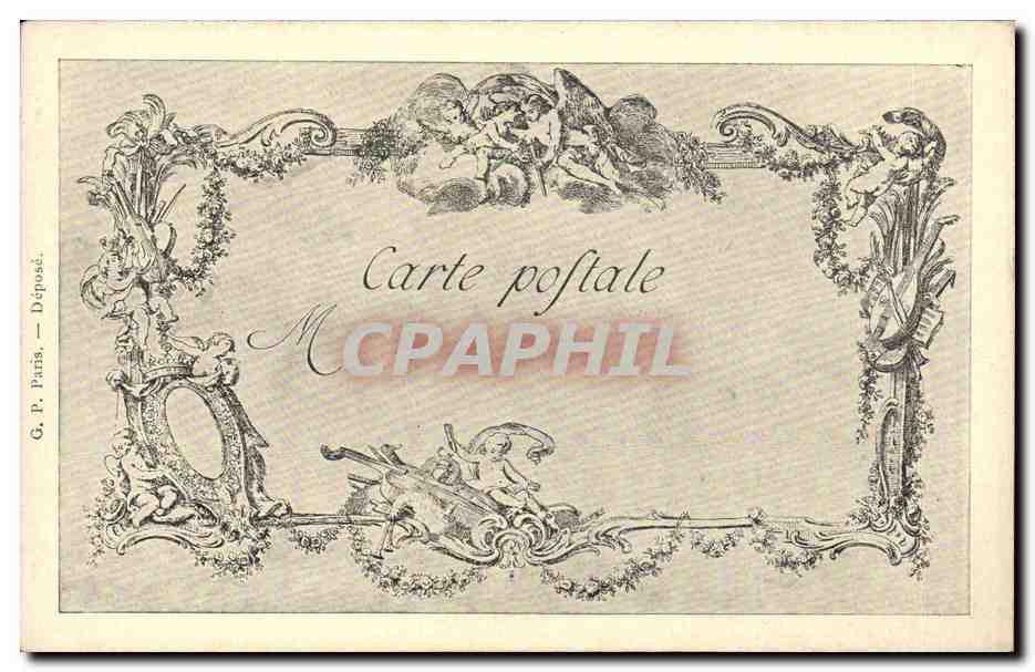 CPA Les chefs d'oeuvre de l'art au 18eme Le Collin maillard Fragonard Beauvarlet — Verso