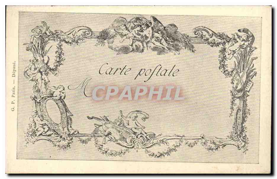 CPA Les chefs d'oeuvre de l'art au 18eme Les Baignets Fragonard De Launay — Verso